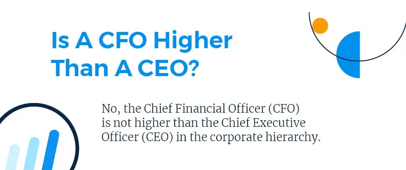 Is A CFO Higher Than A CEO